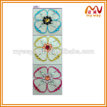 Beautiful flowers acrylic stickers,acrylic crystal stickers